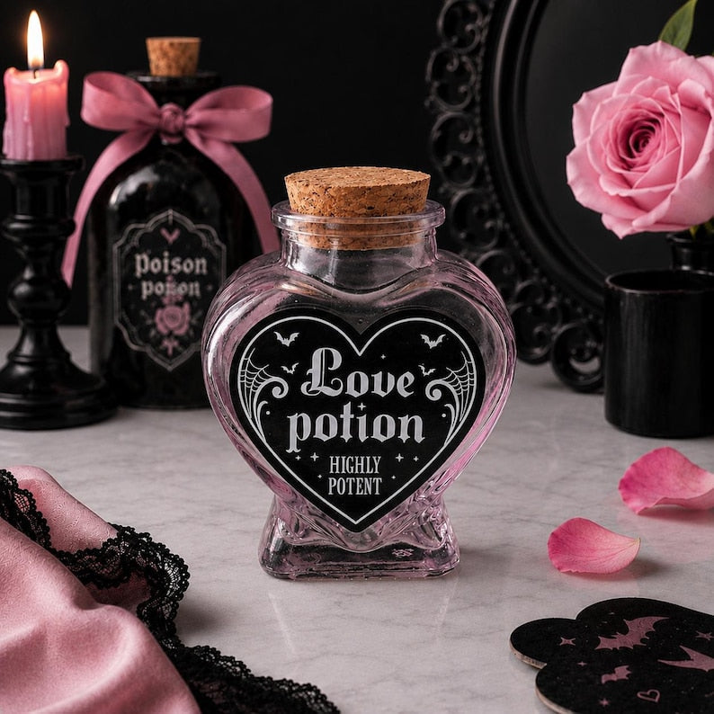 Love Potion Glass Bottle