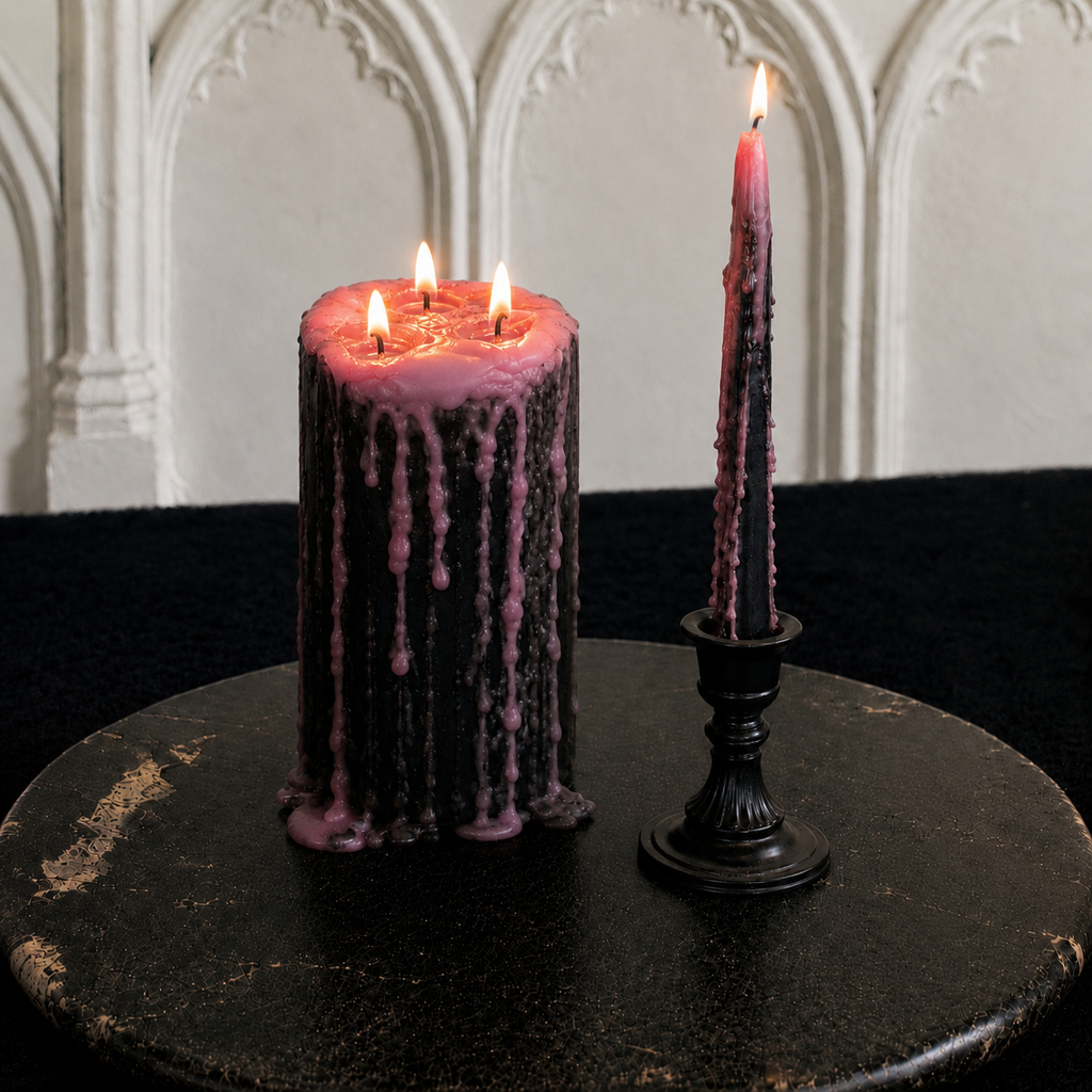 Bleeding Vampire Pink Tears Candle
