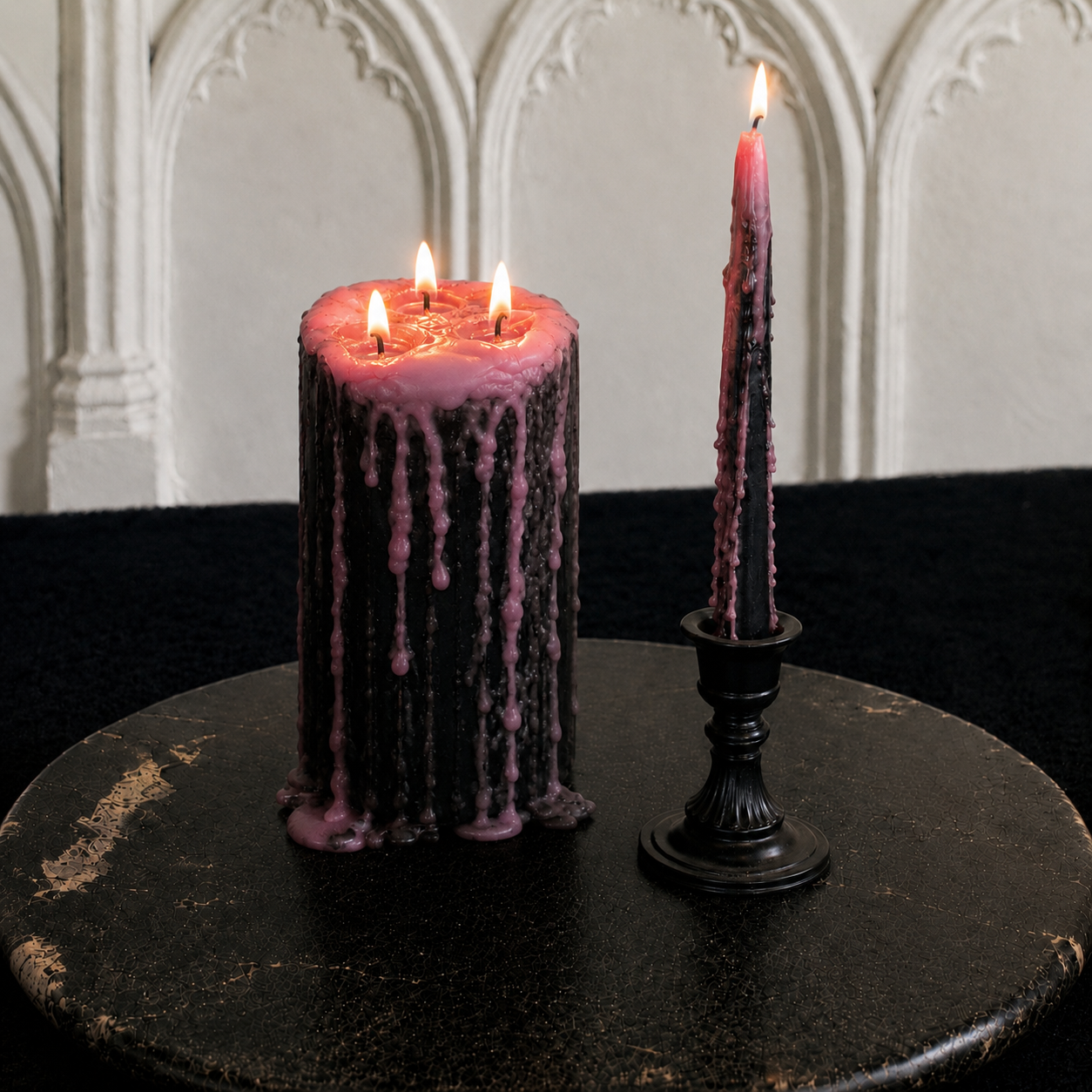 Bleeding Vampire Pink Tears Candle