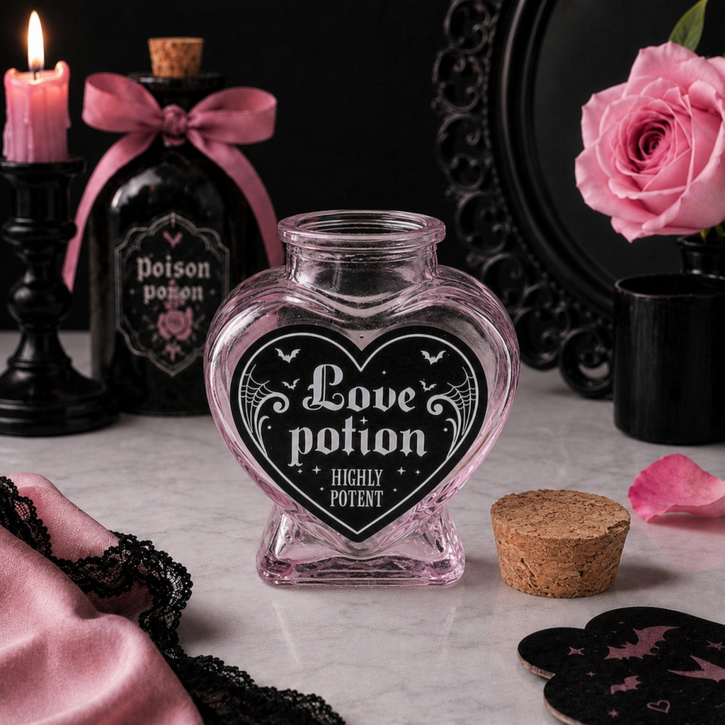 Love Potion Glass Bottle