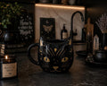 Black Cat Golden Face Mug