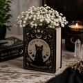 Black Cat Book Of Spells Vase
