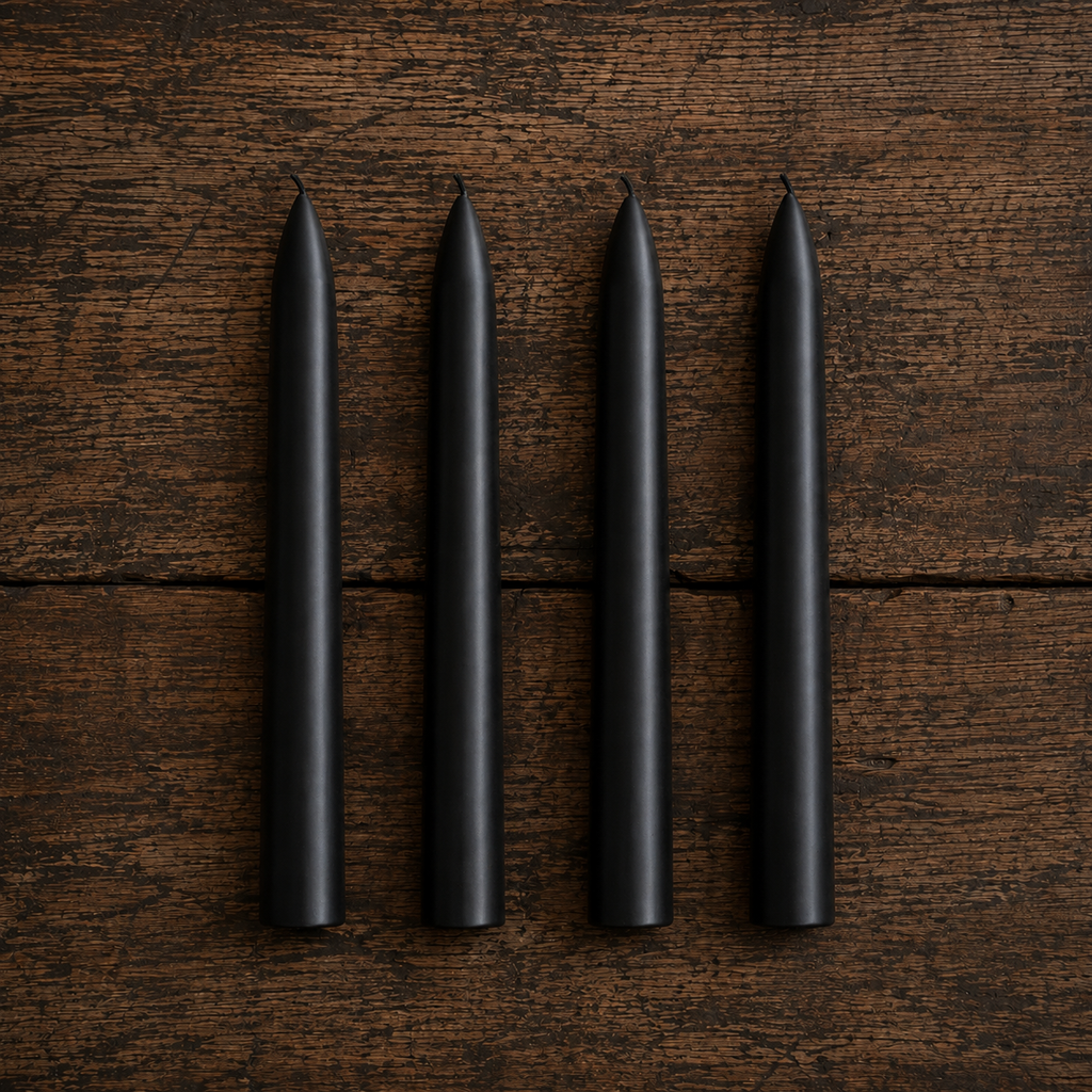 Vampire Blood Red Bleeding Taper Candles Set of 4